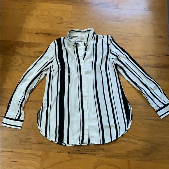 NWT Striped Blouse - Picture 1 of 4